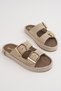 Goldy Women's Double Buckle Adjustable Comfortable Sole Daily Slippers