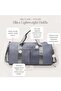 Lightweight Nylon Duffle Bag,Travel Carry On,Shoe Compartment,Gym Bag,Weekend Overnight