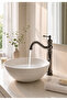 Vintage Bowl Sink Faucet - Retro Bathroom Faucet - Smoked