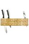 Knife Holder for Wall – Wooden Knife Block with Slots | Hand-Carved Knife Stand Organizer | Kitchen Knife Storage Wood | Bamboo Knife Rack | Natural Whitewash Finish 1 Pc - 6