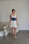 Denim Corset Detailed Mini Dress - 7