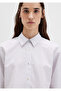 Striped White Crop Shirt Crop / Short Cut 1211297-88614 - 6