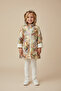 Girl's Raincoat Brown Floral 9260