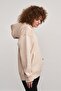 Mbey Oversize Cream Hoodie - Unisex - 3