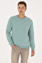 سويت شيرت رجالي ذو ياقة دائرية مريح ومريح من نوع Mint Basic 50313757-VR090