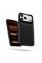 Apple iPhone 18 Pro Compatible Case Lens Leather Case Black - 2