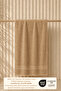 Brown Beach Towel 100% Cotton Certified Sea & Pool Towel 70X140Cm - 2