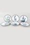 Flower Garden Cake Plate 20 cm 6 Pieces - 18938-39-40-41-42-43 - 3
