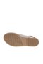 Gray Leather Women's Flat Sandals 01Wa5700 - 5