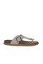 Gray Nubuck Men's Flip Flops 01Mu4733