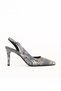 Gray Snake Women's Heeled Shoes 33Wg7669
