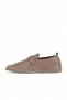 Gray Leather Women's Classic Shoes 01Wd4202 - 3