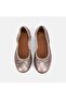 Women's Stone Desacomfort Bow Leather Ballerinas - 6