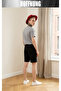 Unisex Casual Short Sleeve Set with Anchor Print Outdoor Spring/Summer Full Shorts - 2