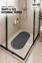 Non-Slip Shower Cabin Bathroom and Shower Mat Sticks with Massage Suction Cup 37 X 69 cm M-142
