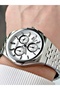 Functional Silver Color Sapphire Glass Steel Band Steel Case Men's Wristwatch 1288Mr - 4
