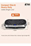 Compact Vibration Plate Exercise Machine, Mini Full Body Vibration Platform Exercise Machine with Acupressure Nodes, Burn Calories - 7