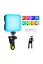 RGB AY-49J Mini LED Video Light with Rechargeable Battery – Full Color Dimmable Photography Lighting - 3