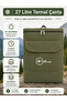 27 Liters Thermal Insulated Backpack Picnic Camping Beach Thermos Hot Cold Thermal Bag