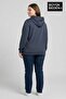 Women's Plus Size Zippered Hooded Thin Sweatshirt Cardigan - Comfortable Fit Spr26Bhr960 - 3