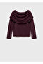 Drape Collar Slim Fit Sweater - 3