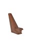 Zirve Plastic Leg Bed Base Leg Sofa - Sofa Leg Pouf-TV Unit Leg Single Piece 15 Cm Walnut Color - 4