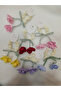 Girl's New Model Flower Pendant Rubber Ring Buckle - 2