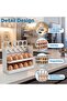 30-Grid Egg Storage Rack, Transparent Fridge Organizer with Separate Slots, Space Saving - 6