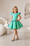 Girl's Graduation Evening Dress Green