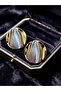Pearl Glow Gold Steel Earrings - 3