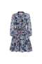 Women's Blue Chiffon Dress – with Straps and Cotton Lining Detail |   Comfortable Fit |   Suitable for Four Seasons - 5