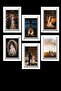 6 قطع إطار 21x30 - إطار أبيض - إطار دبلوم - إطار A4 - إطار صور - 6