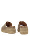 , Women's Genuine Leather Wedge Heel Slippers 161992Z1601 Beige - 4
