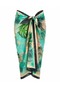 Women's Pareo – Botanical Garden Patterned Summer Beach Cover |   150X95Cm