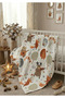 Cotton Flannel Baby Blanket 75×90 – Swaddle & Stroller Cover (Woodland)