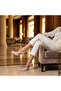 Gardena Silver Stone Detail White Thin Heeled Shoes - 7