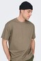 Onsfred Life Rlx Ss Tee Noos Men's Brown T-Shirt - 22022532 - 5