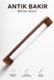 Kitchen Handle Drawer Cabinet Door Handle Antique Copper Metal Handle 160 mm Furniture Cabinet Handles
