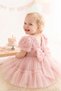 Girl's Princess Dress 3D Rose Tulle Layered with Bow Detail Birthday Party Wedding Special Occasion Dress - 5