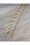 Flower Patterned, Gold Chain, Women's Belt, Jacket Belt,