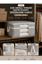 Luxury Transparent Multi-Purpose Quilt Pillow Clothes Bag Organizer 75x40x40 Cm