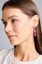 Women's 2-Piece Strawberry Patterned Earrings G5795Axns - 2