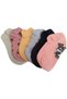 Women's Colorful Teddy Bear Print Ankle Socks, Pack of 6 - 6