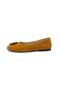 Maura Genuine Suede Mustard Color Women's Ballerinas - 8