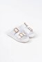 White skin buckle slipper tr17my01b - 2