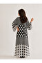 Printed Chiffon Abaya - 3