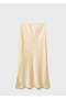 Satin Midi Skirt - 3