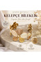 Fiorella Gold Color Flower Motif Wicker Cuff Bracelet Women's Brass Bracelet