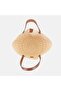 Amelie Tan Women's Leather Detailed Straw Shoulder Bag - 4