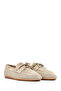 Women's Beige Suede Leather Loafer 26Pfd202210 - 2